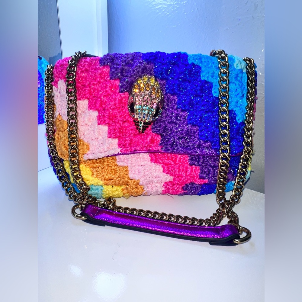 🌟New Kurt Geiger Medium Crochet Kensington Crossbody - Picture 2 of 10